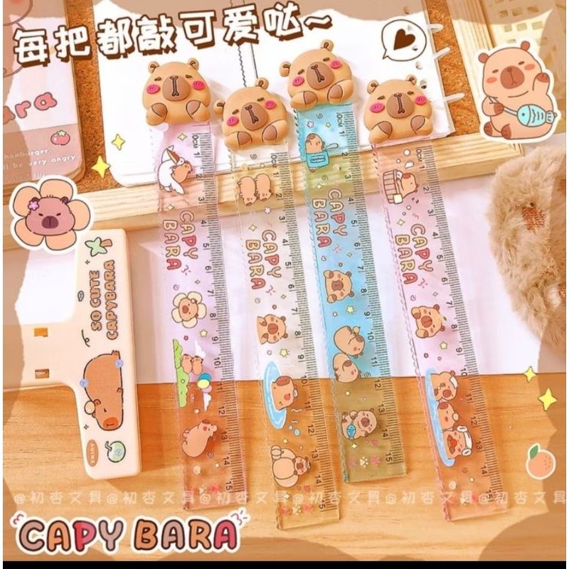 

1 BOX PENGGARIS 3D CAPY BARA isi 48