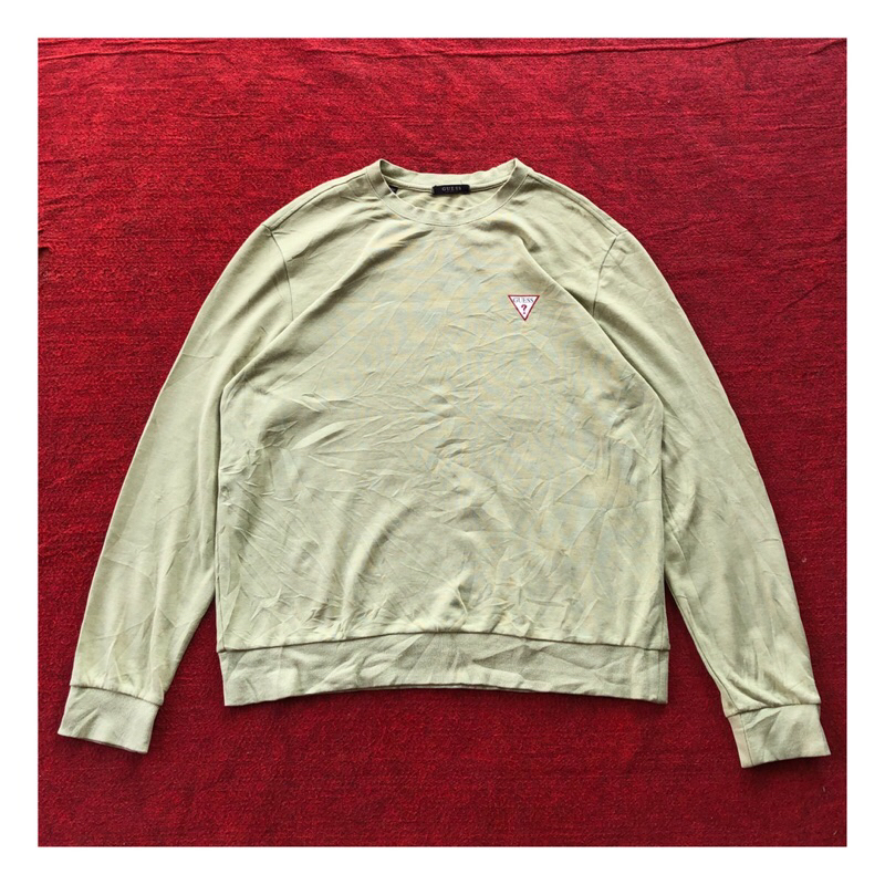 sale crewneck guess size xl minus pin hole