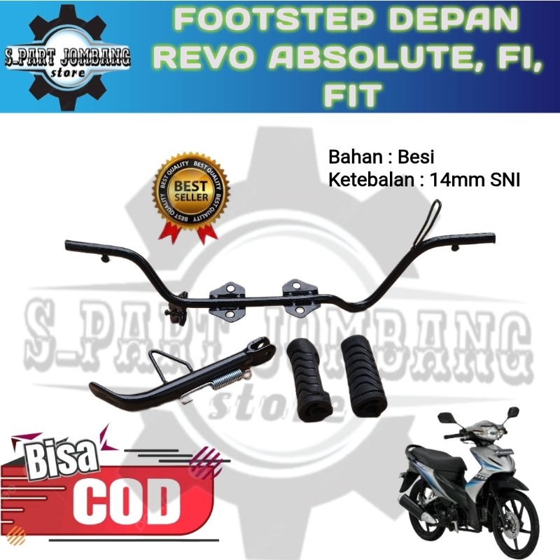 [SPJ] Besi Bostep Honda Revo Step postep footstep Pijakan kaki depan Revo Absolut Blade Lama Revo fi