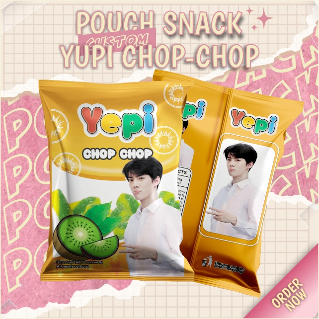 

Snack Pouch Jumbo Custom Yupi Chop Chop