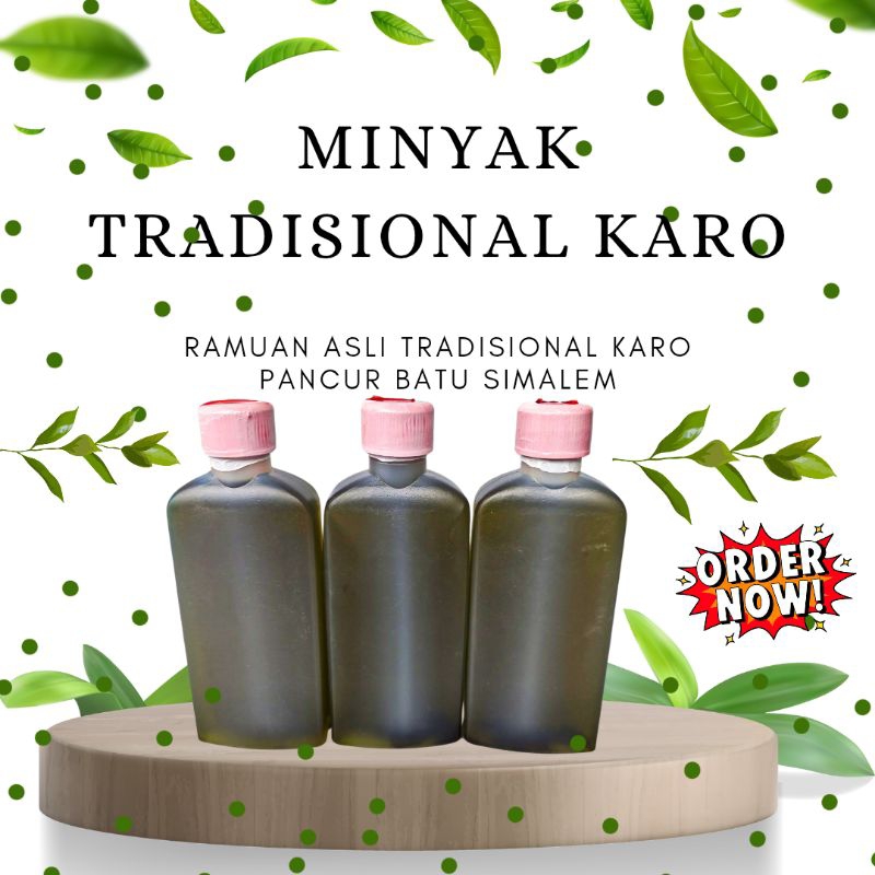 MINYAK URUT KARO ASLI MINYAK REMPAH KARO 100 ML