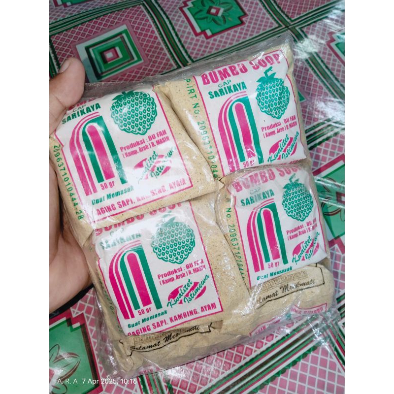 

BUMBU SOOP/SOP/SUP BUBUK isi 50gr perpcs , 1pak isi 10pcs