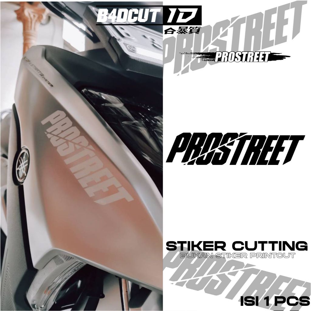 StikerCutting PROSTREET VIRAL STIKER BODY MOTOR KEREN TAHAN AIR