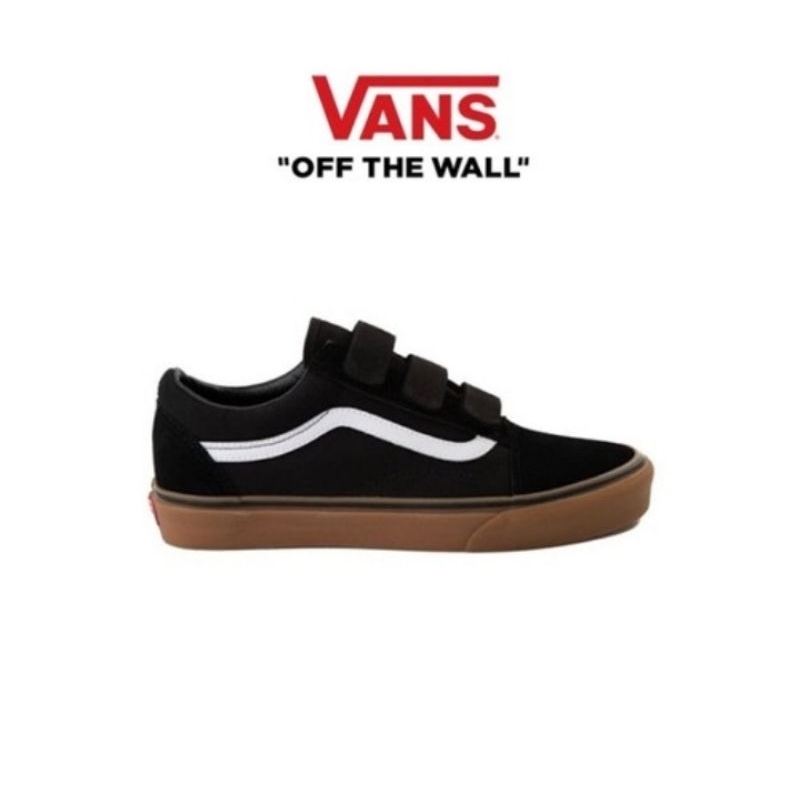 Vans Oldskool Velcro Black Gum