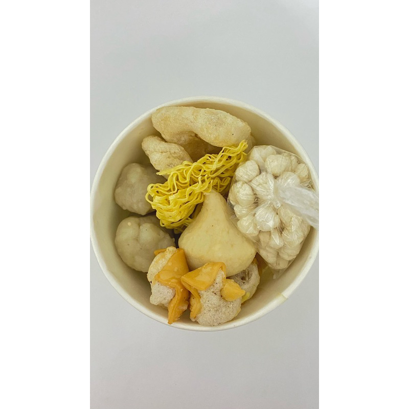 

Bakso aci topping ayam