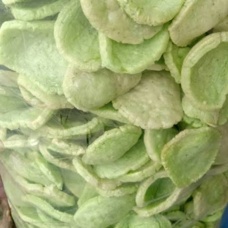 

Kerupuk Kupang Kerupuk Kupang Hijau Khas Kenjeran Matang 100gr