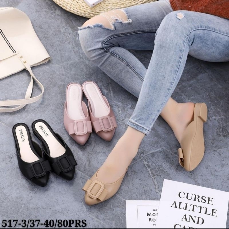 Kalastore03 - Breslin Sepatu Wanita Bapau/Slip-on Jelly