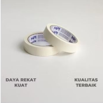 

masking tape lakban kertas hight quality lem kertas - 6mm x 21m