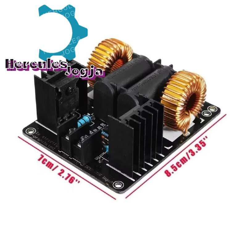 Modul ZVS Kontroller Pemanas Induksi 1000W Induction Heater DC 12V-30V