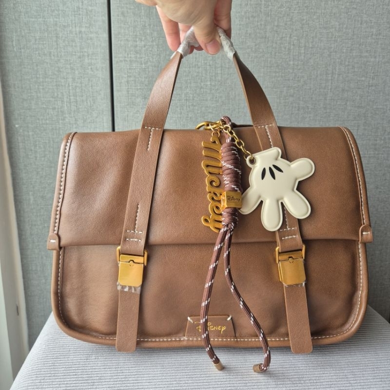 NEW Tas Ransel/Selempang Wanita ORIGINAL D1SN3Y M1CK3Y warna Brown/Coklat