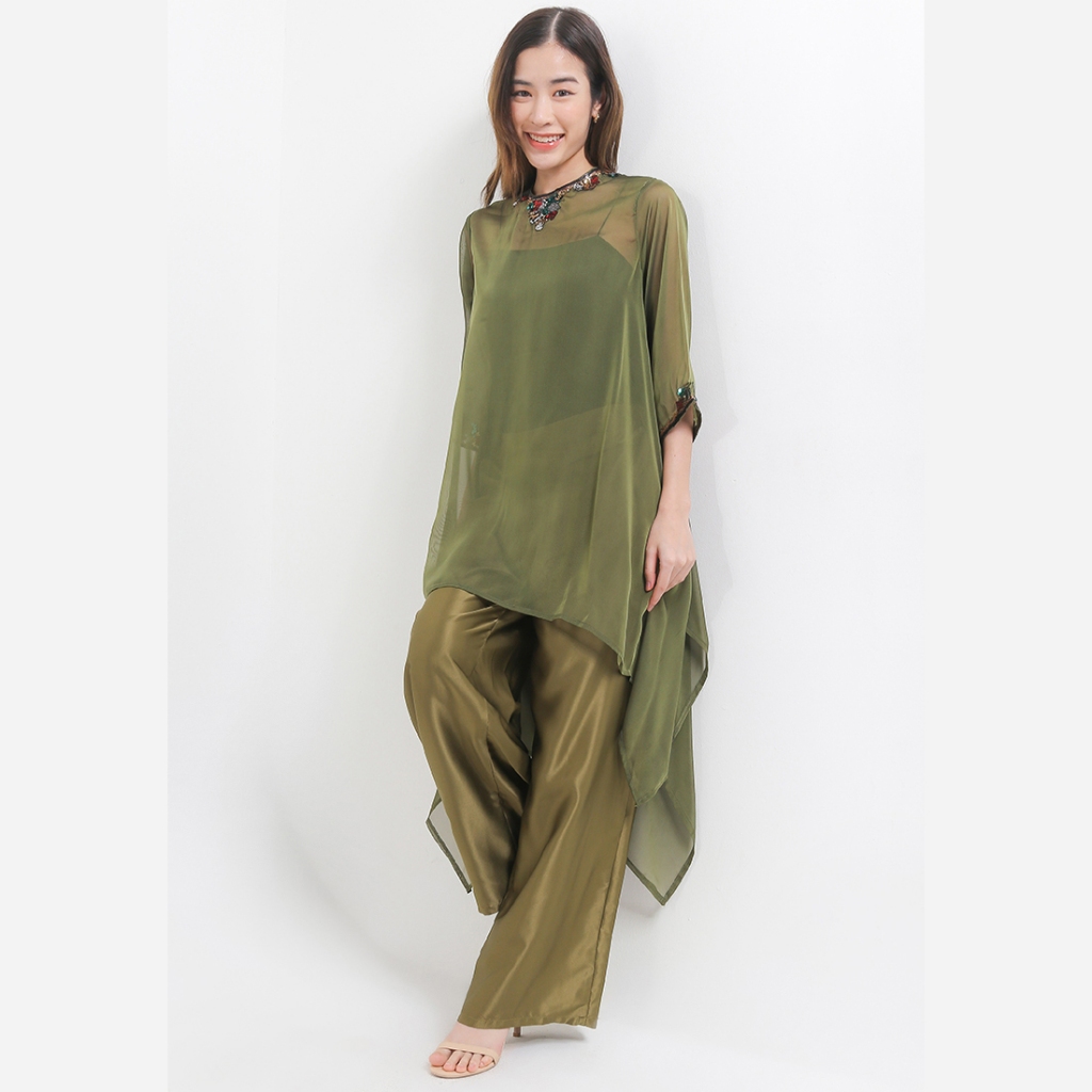 LUIRE by Raden Sirait Setcel Blouse Kika Wanita