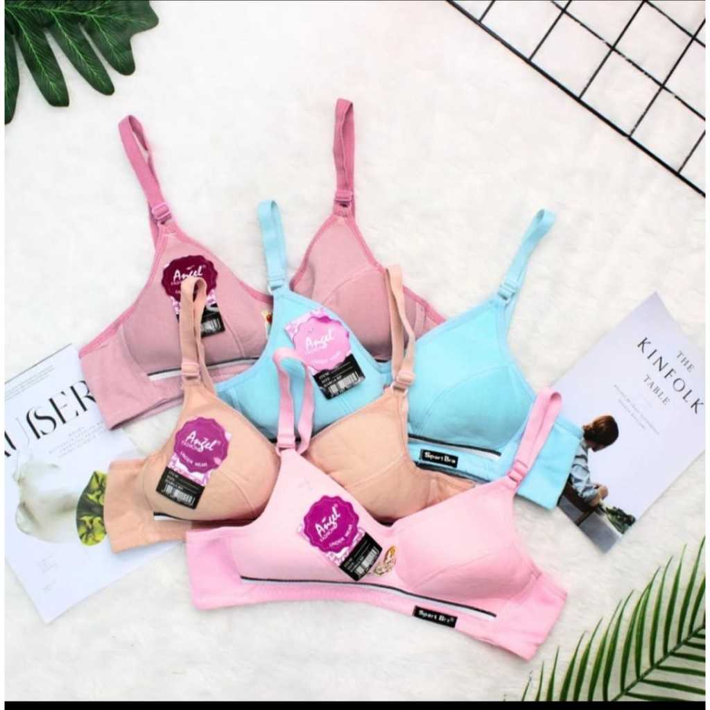 Bra BH Fashion Untuk Remaja Wanita Murah Bh Busa Tipis Tanpa Kawat BH Pelajar