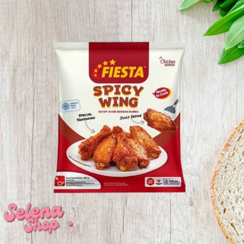 

NEW FIESTA SPICY WING 400 GR - SAYAP AYAM PEDAS