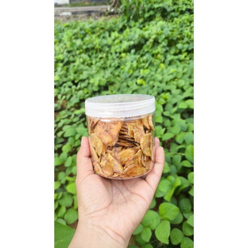 

Keripik Pisang Manis Kemasan 400ml