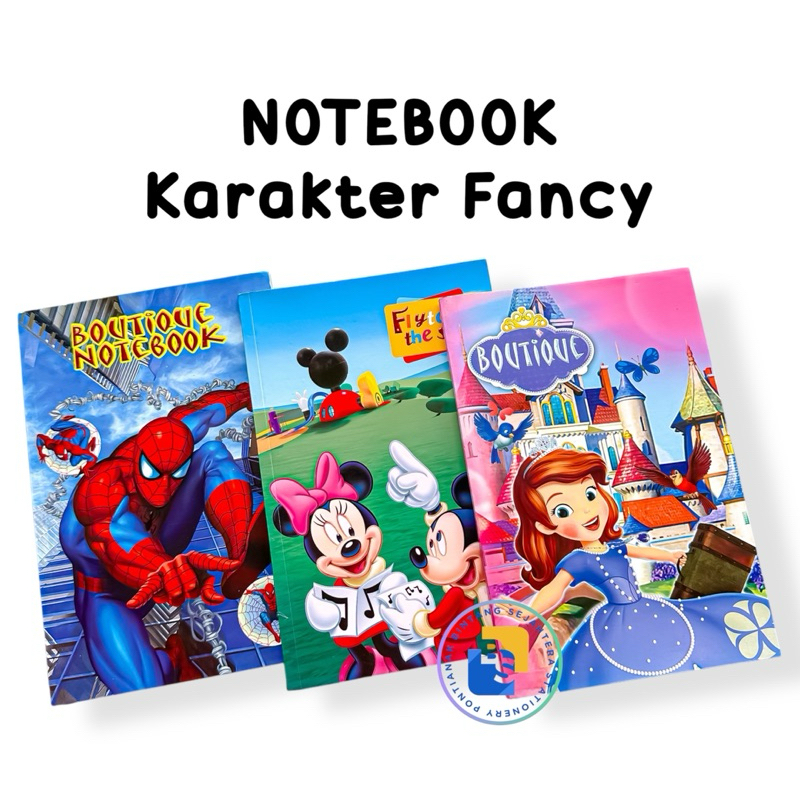 

Notebook / Buku Diary Warna Karakter Fancy