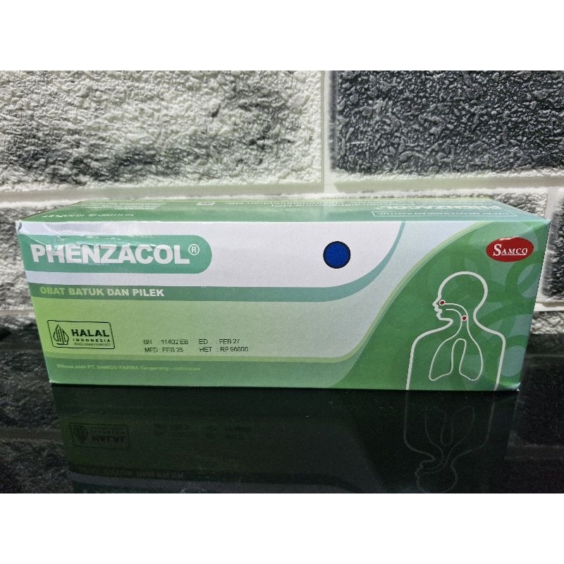 PHENZACOL BOX ISI 10 STRIP (100 TABLET) - Obat Batuk, Pilek, dan Flu