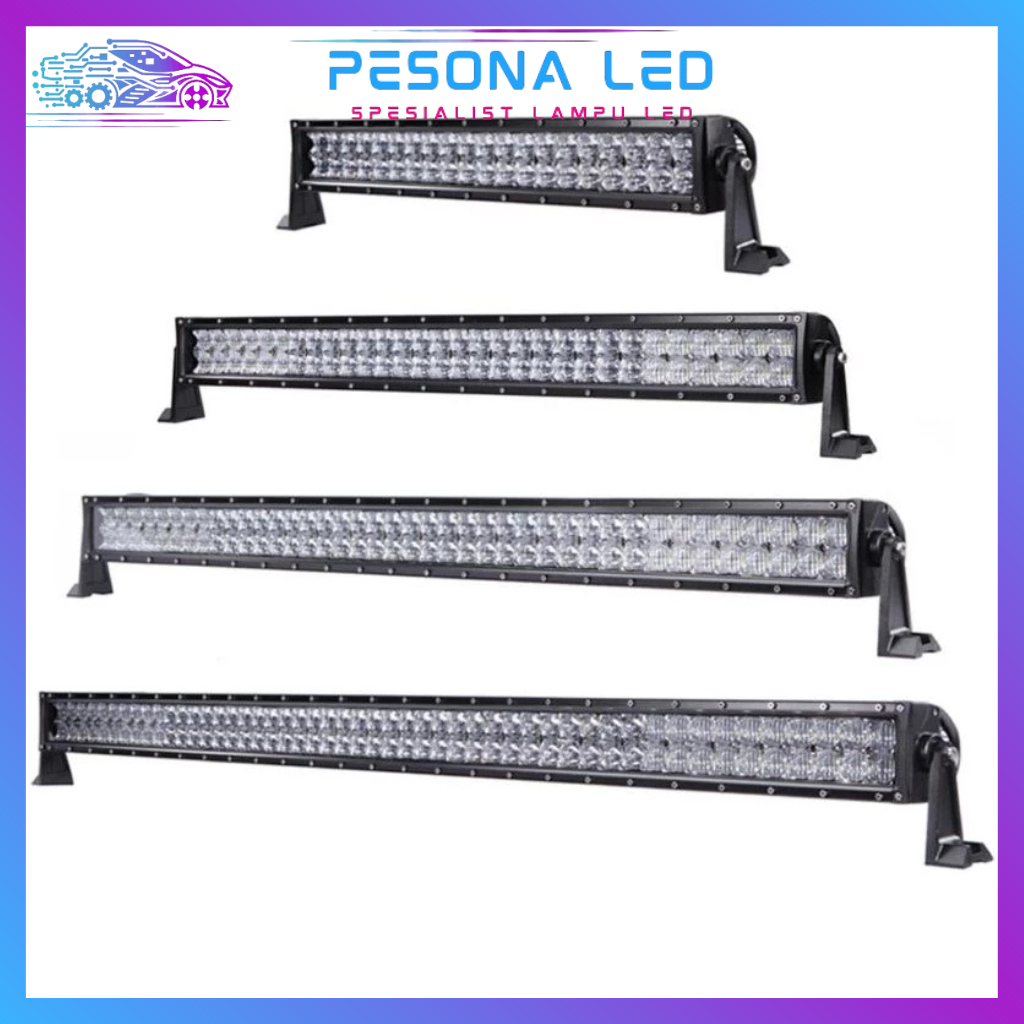 LED BAR LIGHT BAR LENSA 5D 105 CM 240 W LAMPU TEMBAK SOROT OFFROAD 4X4 LAMPU KERJA / LED BAR OFFROAD