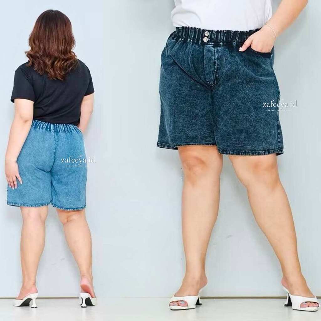 Celana Pendek Hotpants Jeans Super Jumbo Big Size Hotpants Jeans
