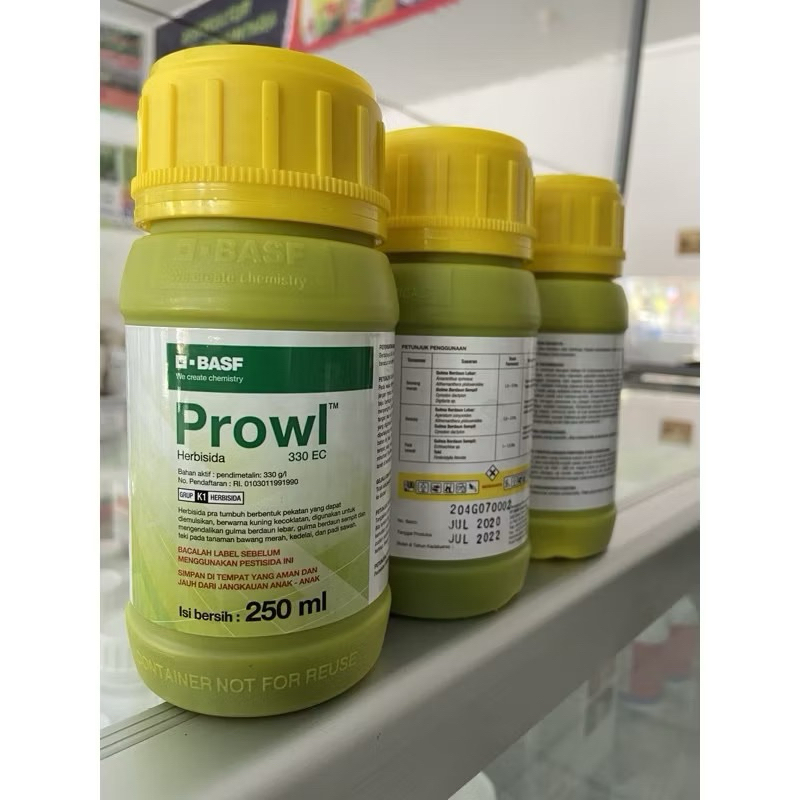 PROWL 330EC 250ml Herbisida Pembasmi Rumput Pra Tumbuh pada Tanaman Bawang, Kedelai, Padi Sawah