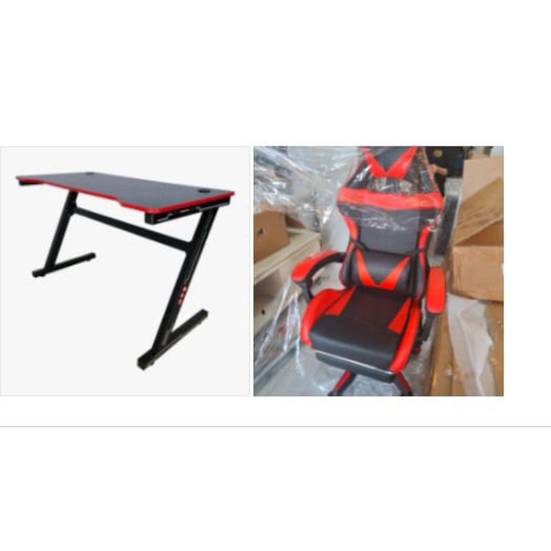 Set Meja Dan Kursi Gaming