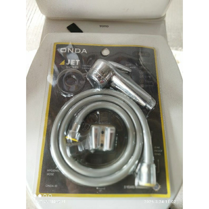 Jet Shower Spray bidet American standard // shower cebok American standard warna chrome