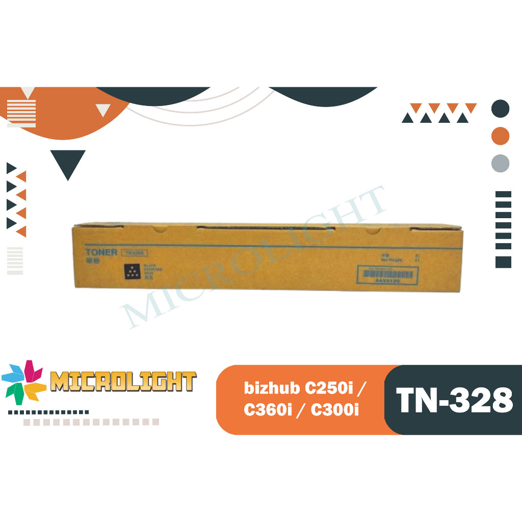 Toner Konica Minolta & Develop - Bizhub C250i / Bizhub C300i / Bizhub C360i - TN328 - Black