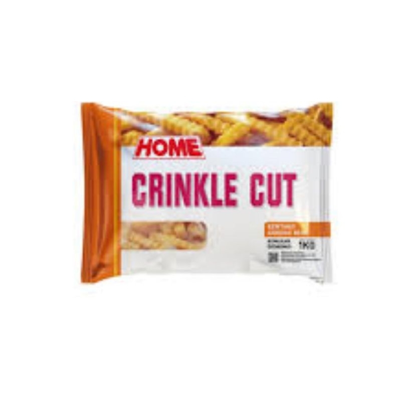Kentang Goreng Frozen Home Crinkle Cut 1 KG