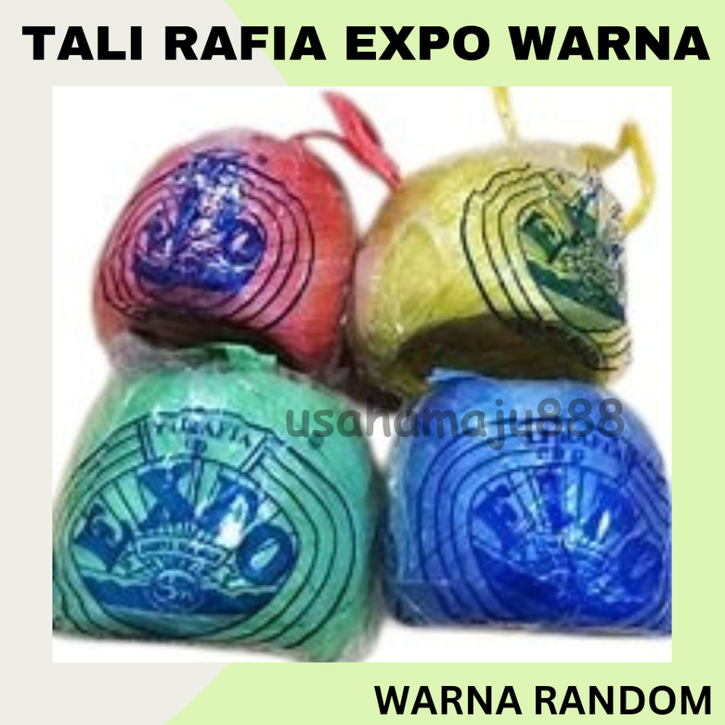 

Tali Rafia Expo Tanggung Warna Warni