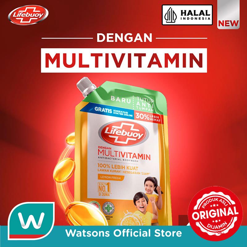 Lifebuoy Body Wash Lemon Refill 450ml