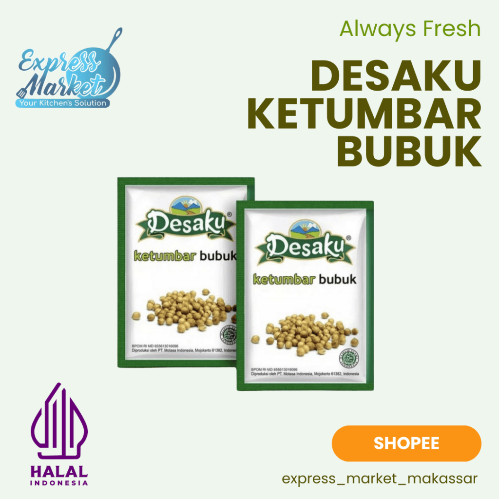 

Desaku Ketumbar Bubuk Bumbu Dapur Instant Sachet 12,5gr
