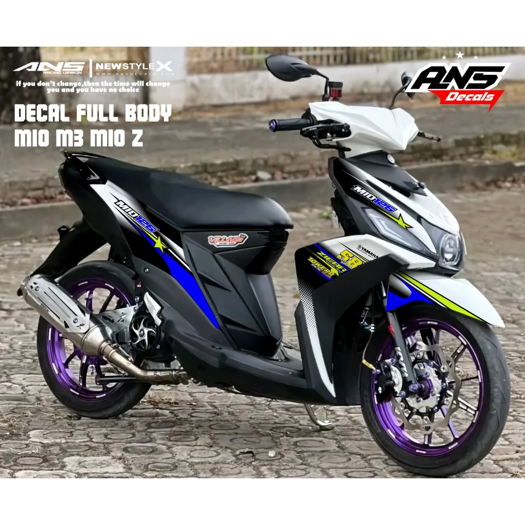 Decal Stiker Full Body MIO M3 MIO Z Variasi Sticker Stiker MIO M3 MIO Z