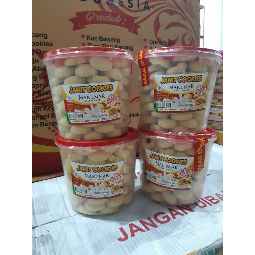 

Monde Susu Kemasan 900 Gram Kue Janit Asli Jember Kue Susu Kemasan Toples Lembut Manis Legit