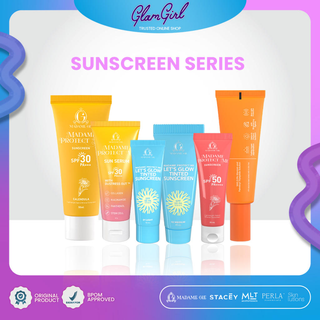 [ALL VARIANT] Sunscreen Series - Madame Gie Sunscreen | Skinlutions Sunscreen | SPF 30 SPF 50 | Tabi