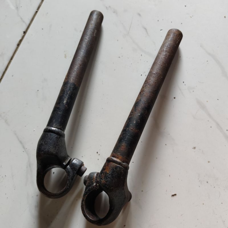 stang stir setir jepit Honda NSR rr Astra 150 2 tak kanan kiri setang steer