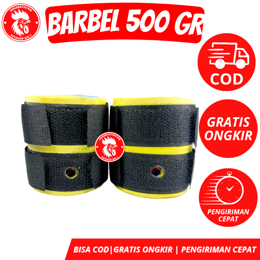 Barbel 500 Gram Barbel Ayam Bangkok Alat Olahraga Ayam