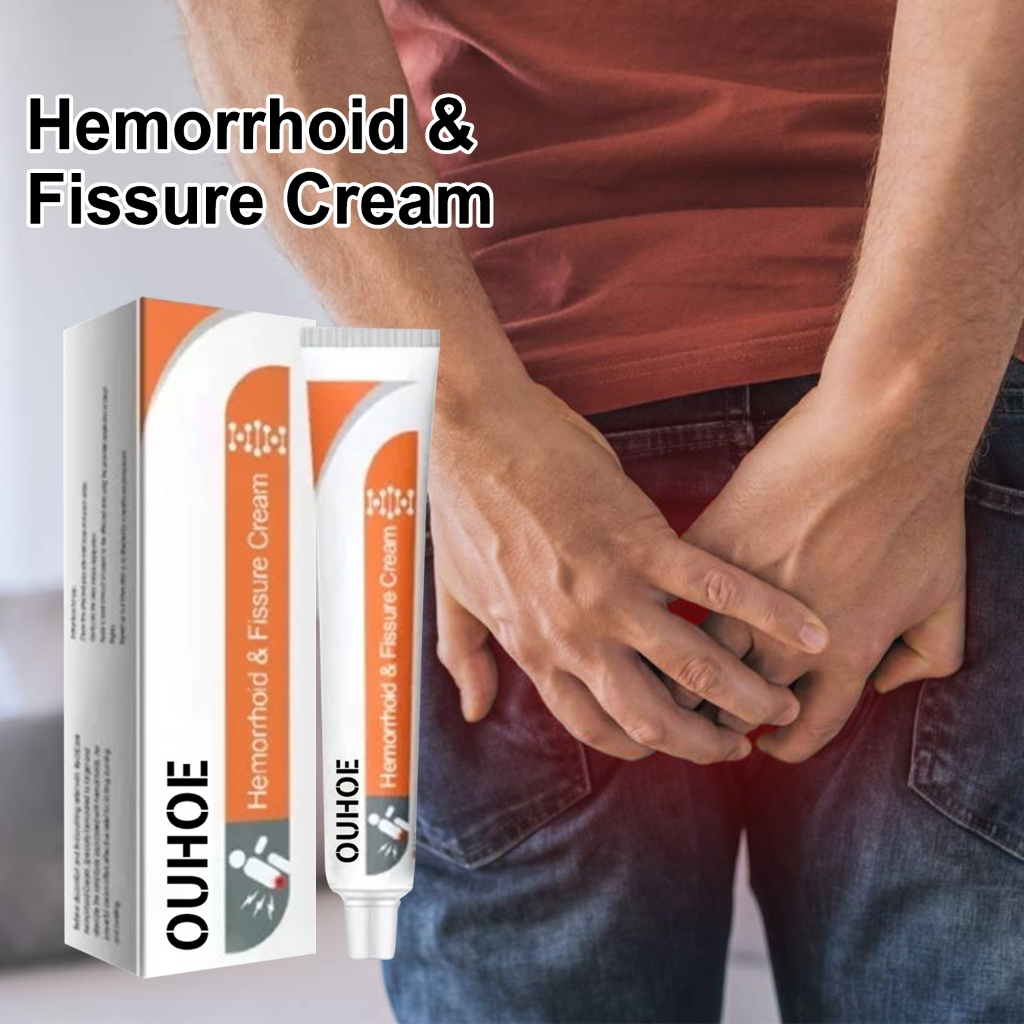 OUHOE Salep Wasir Cepat Sembuh - Krim Eksternal Pereda Nyeri Wasir, Obat Ambeien Berdarah & Gatal An