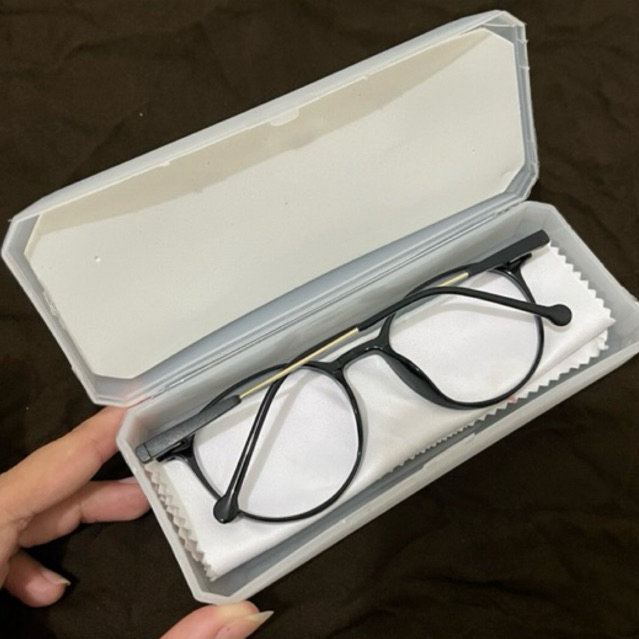 Preloved Kacamata Minus Hitam Djava Optik