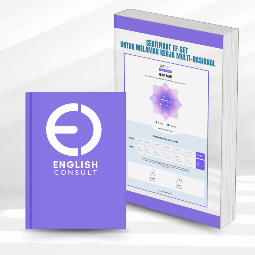 SERTIFIKAT EF-SET UNTUK MELAMAR KERJA MULTI-NASIONAL