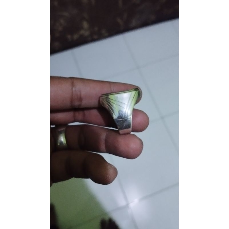 ring perak handmade second dim est 23x13
