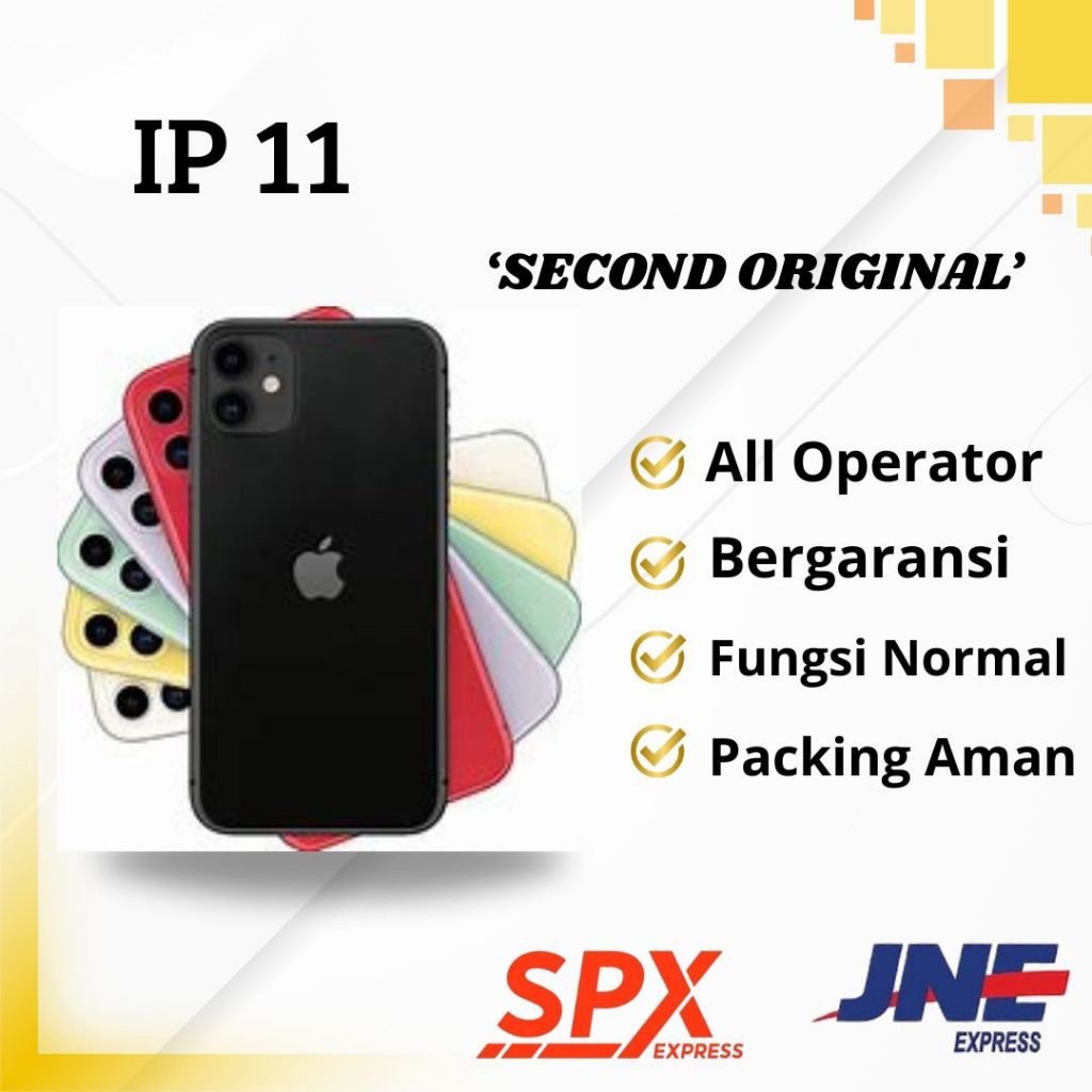 IPHONE11 128GB/64GB SECOND INTER ORIGINAL IP 11 BEKAS MULUS FULLSET BERGARANSI BATREI UP 95