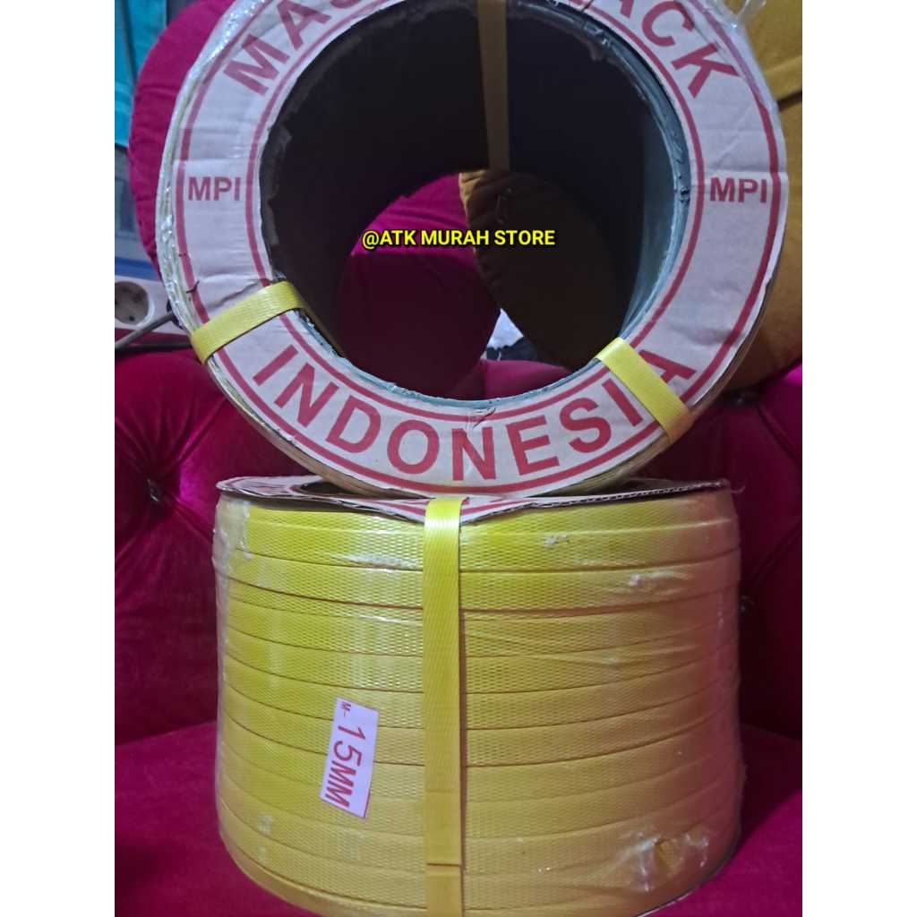 

JUAL Tali Strapping Band - Tali Packing Barang - Tali Klem Berat 7 Kg - Master Pack Indonesia
