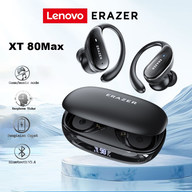 Lenovo ERAZER XT80 PRO TWS Wireless Headset Bluetooth 5.4 Earphone True LED Display Earbuds ANC Nois