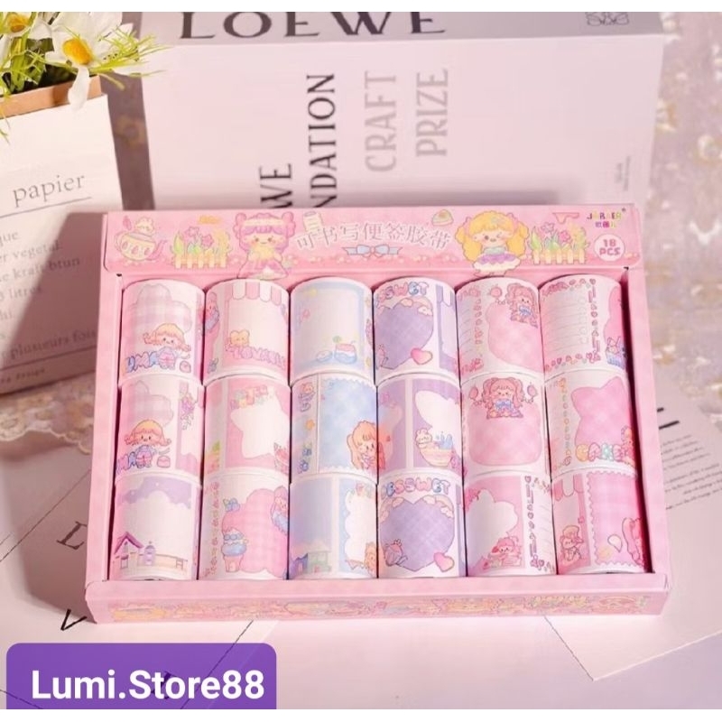 

Washi Tape / Selotip kawai cute dekorasi diary / journal / Scrapbook book import
