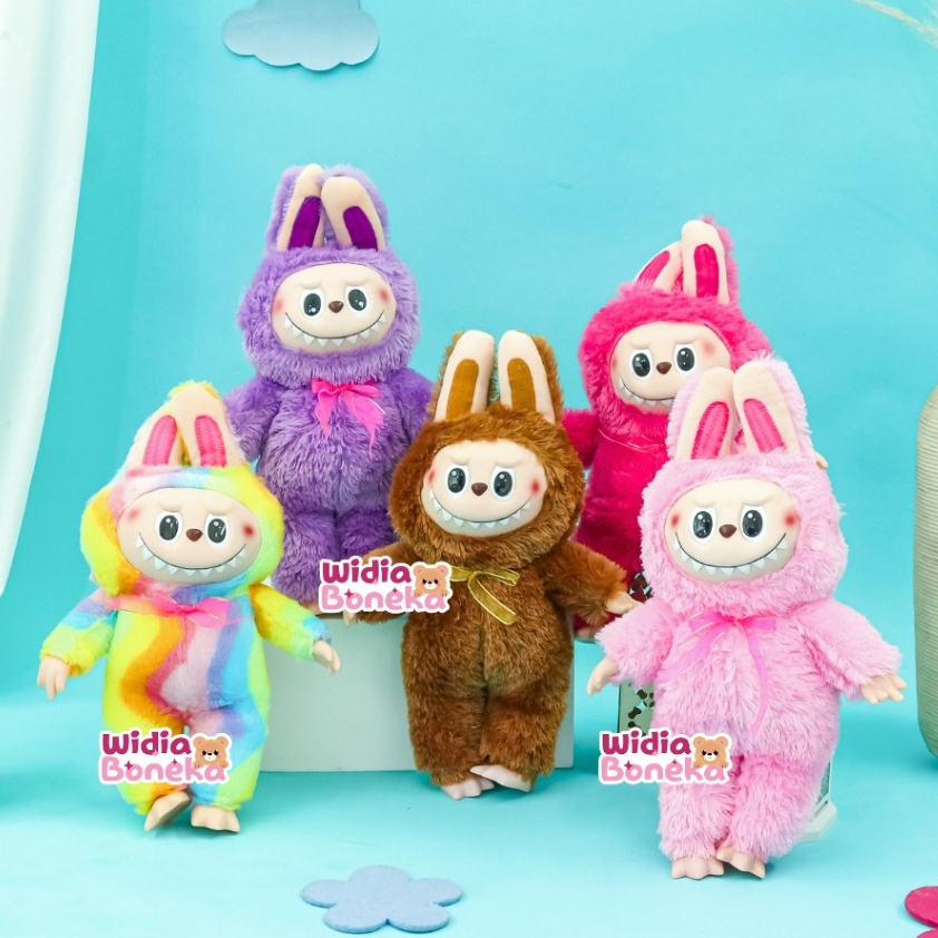 PROMO Boneka Labubu KW  murah muka karet