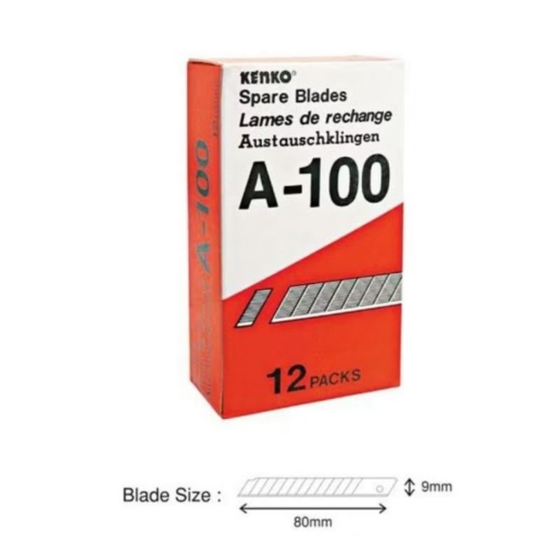 

[ 5PCS ] ISI CUTTER KECIL | ISI CUTTER KENKO A-100 | ISI CUTTER KENKO KECIL