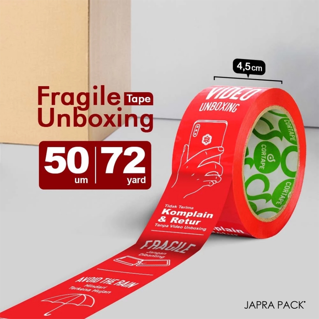 

Lakban Fragile Unboxing 45mm x 72y | Lakban Video Unboxing Online Shop