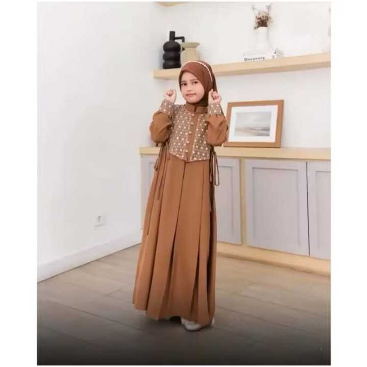 Pakaian Kid Muslimah Bhaju Tpa Games2026 Gamia Ansk Hari Raya Bajju Kurung Santri Famis Kids Perempu