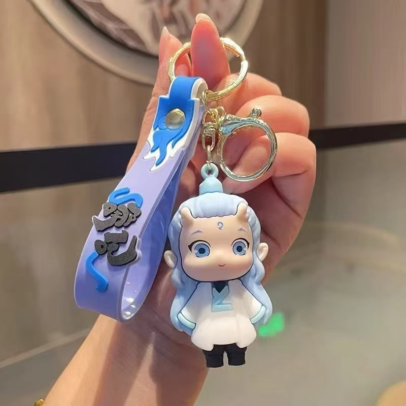 Gantungan Kunci Nezha / Gantungan Kunci Aobing / Ao Bing / Nezha / Ganci NEZHA / Ganci Premium