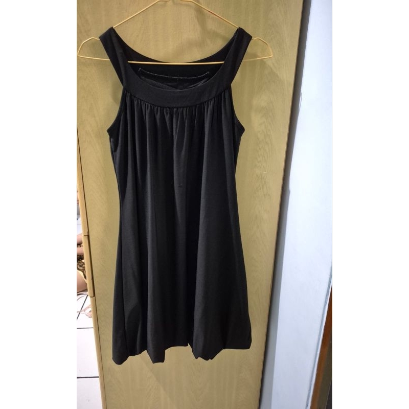 (PRELOVED] Dress Wanita Hitam Polos