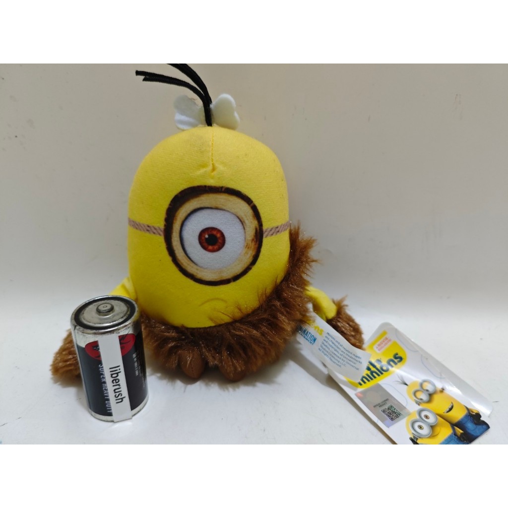 despicable me minions caveman stuart minion prehistorical plush doll boneka